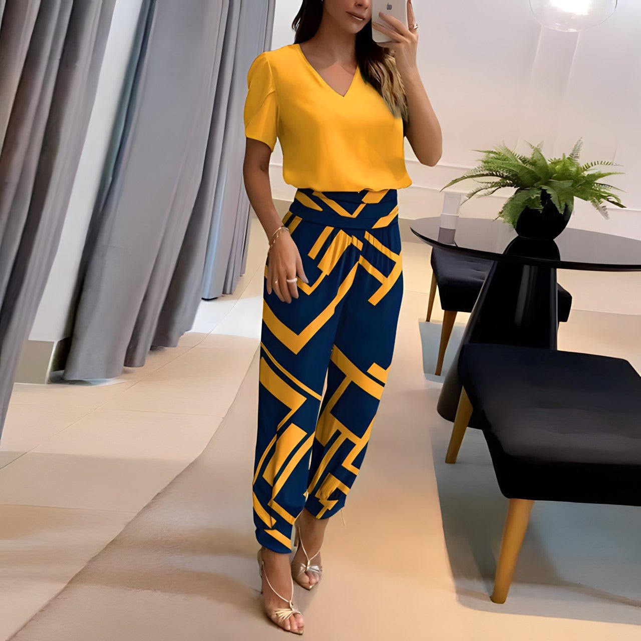 Pakwa | Stylish Blouse & Pants Set – Trendy & Effortless