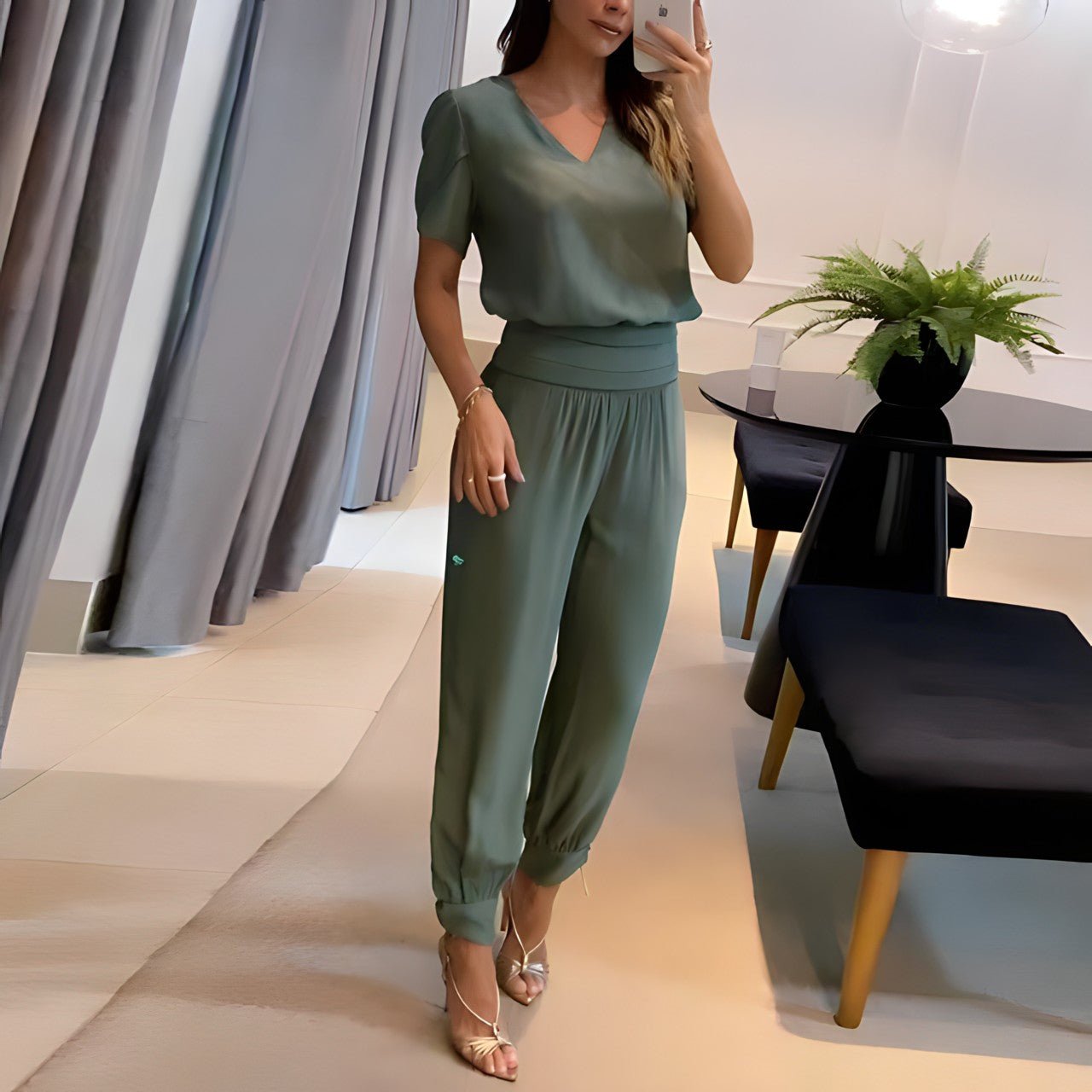 Pakwa | Stylish Blouse & Pants Set – Trendy & Effortless