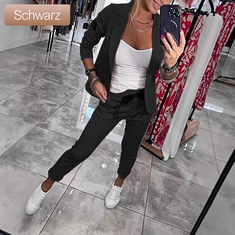 Aria | Chic Two-Piece Suit – Relaxed Blazer & Pants Set