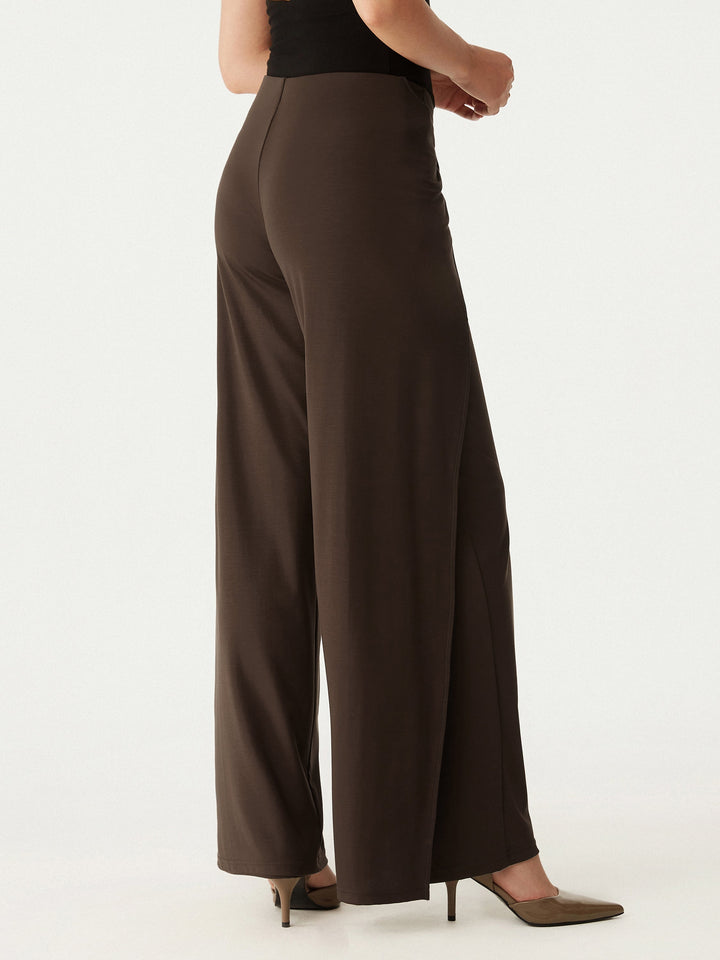 Pull-On Tencel Wide Leg Pant