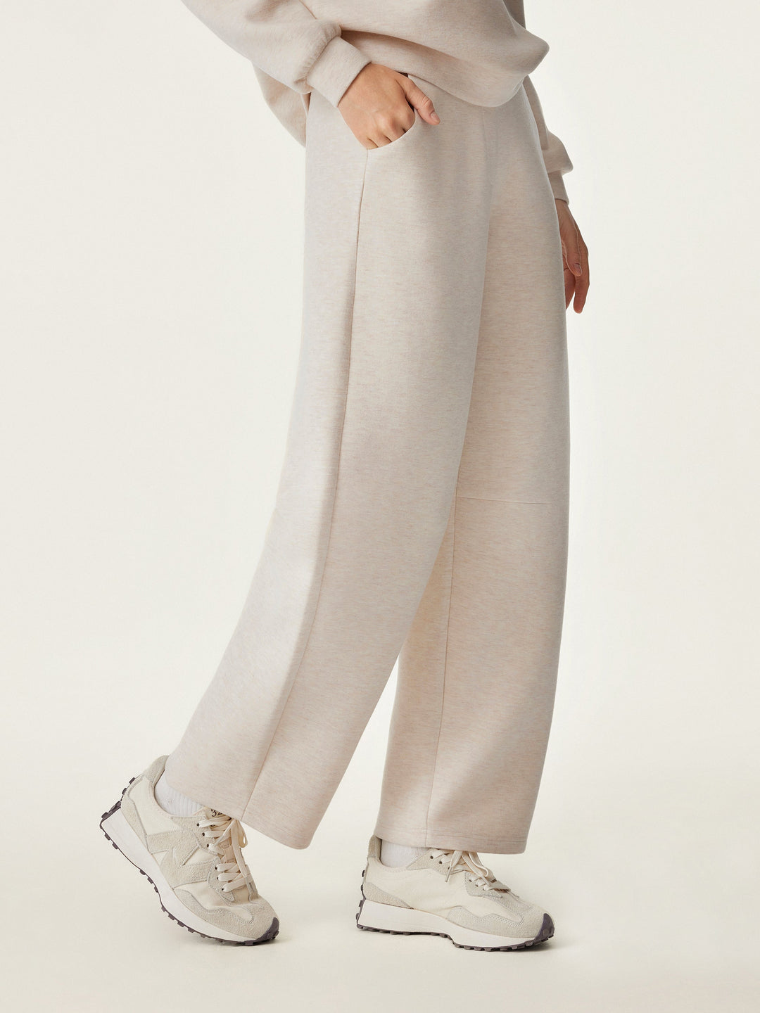 High Waisted Cozy Barrel Leg Pant