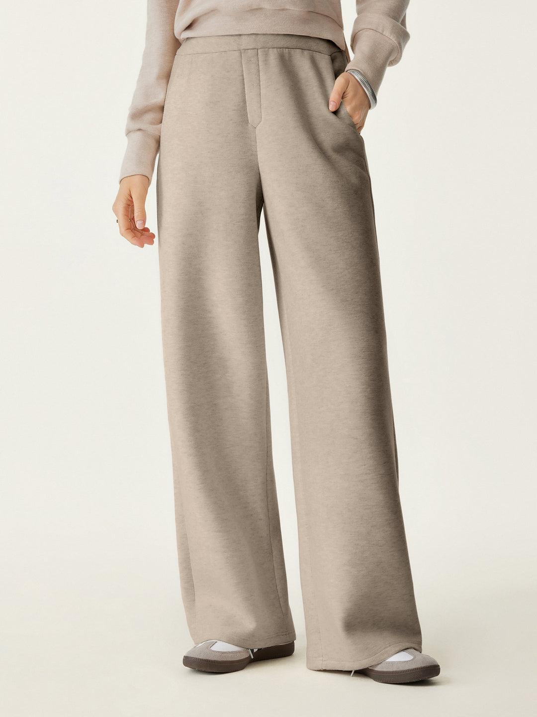 High Waisted Cozy Straigh Leg Pant