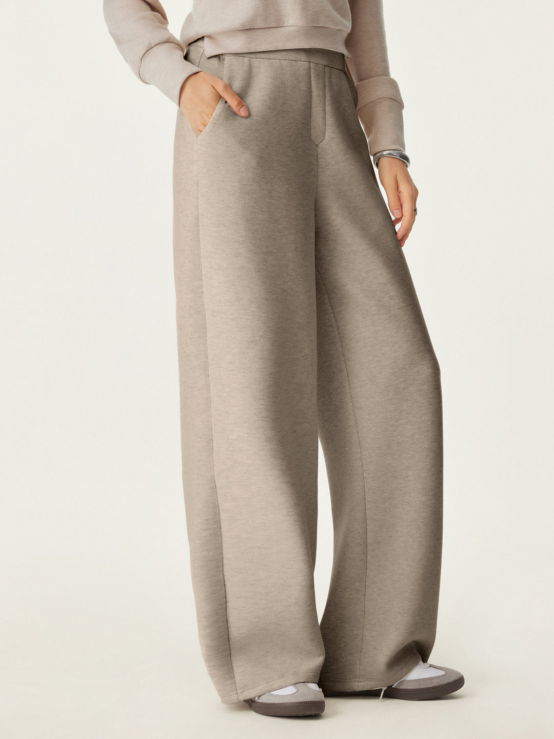 High Waisted Cozy Straigh Leg Pant