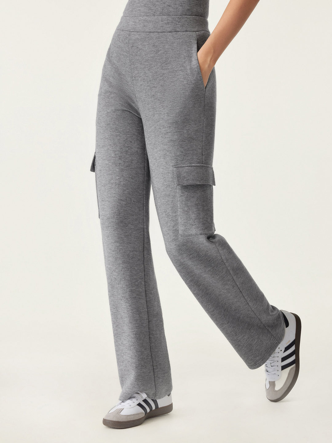 High Waisted Classic Straight Cargo Pant