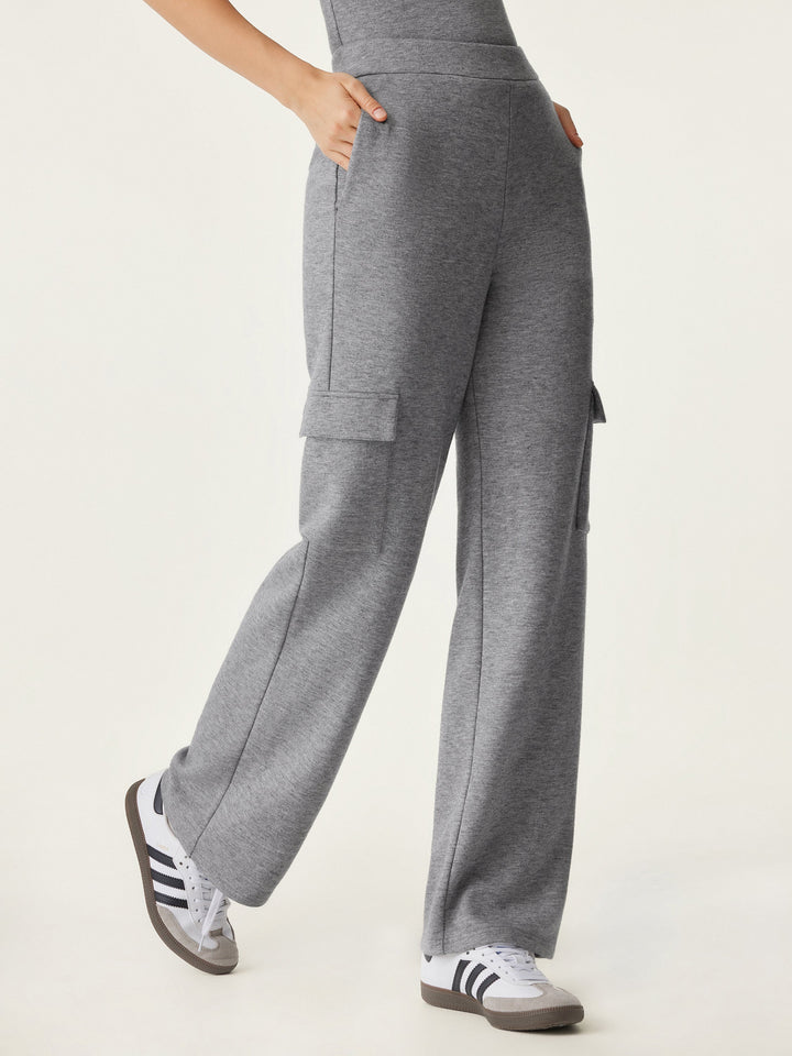 High Waisted Classic Straight Cargo Pant