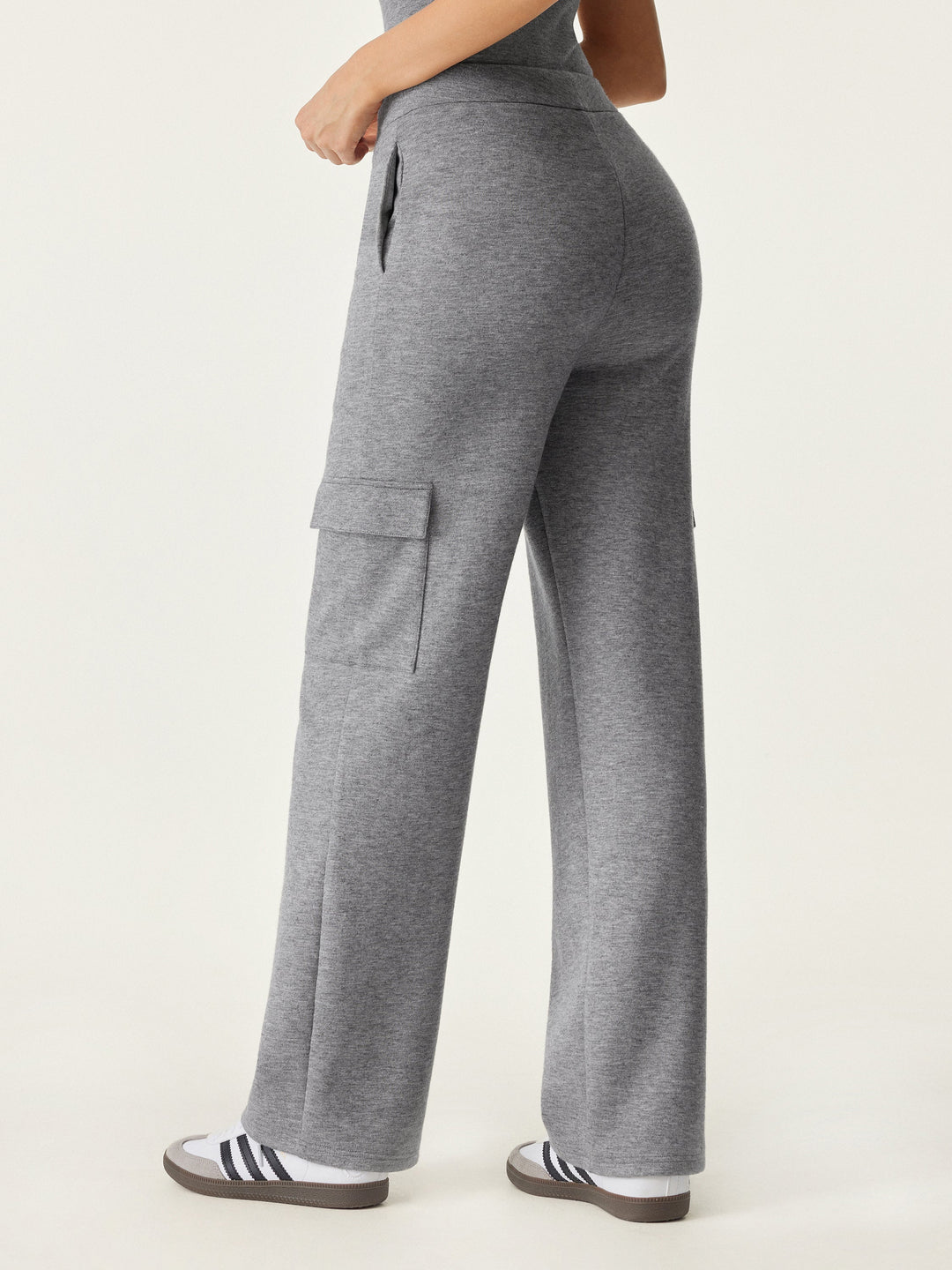 High Waisted Classic Straight Cargo Pant