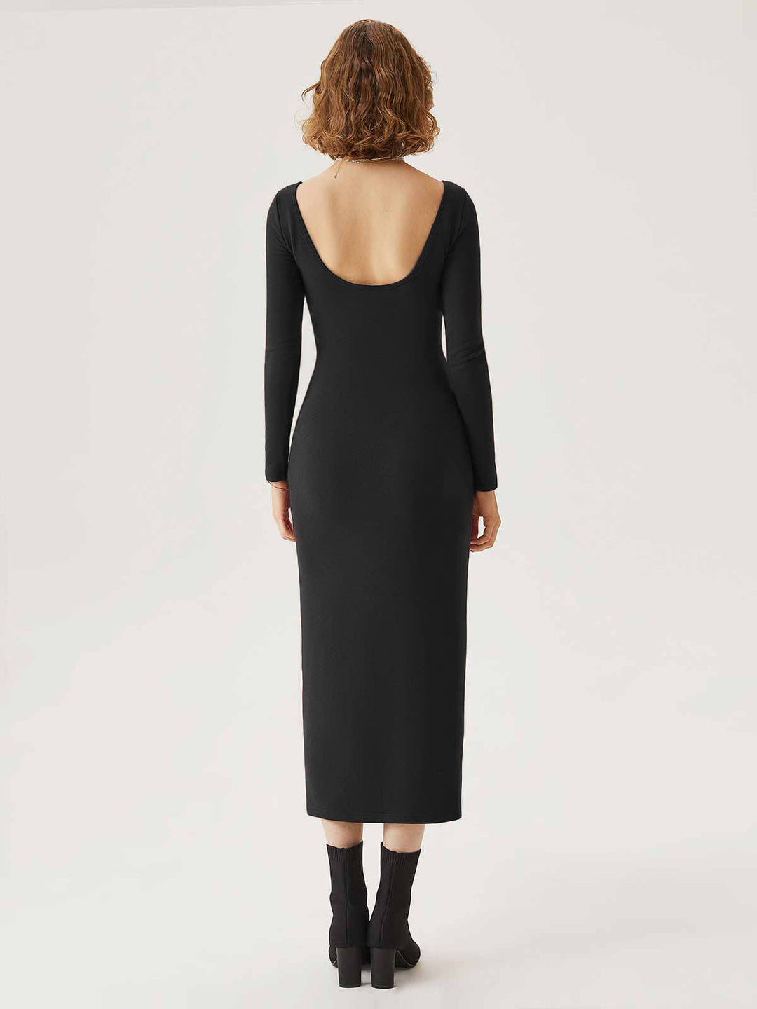 Open Back Brami Midi Dress