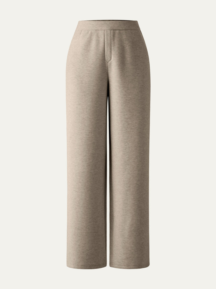 High Waisted Cozy Straigh Leg Pant