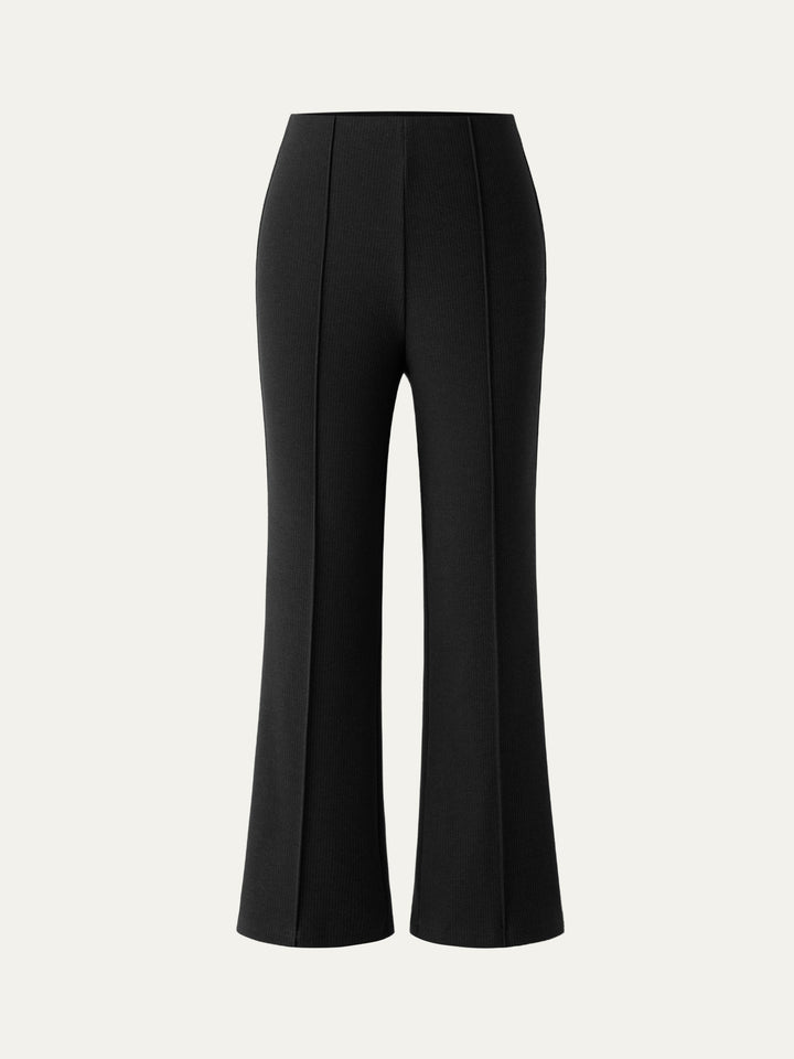 Kickout Pull-On Cropped Flare Pant