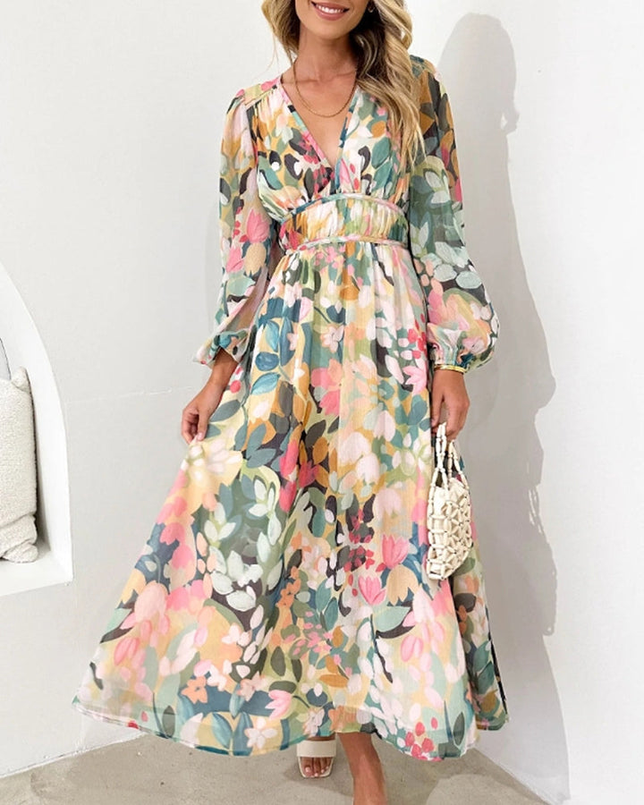 Lot | Elegant Floral Dress