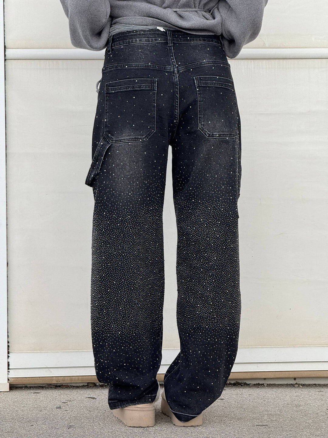 Hannah | Balloon Carpenter Shine Denim Jeans