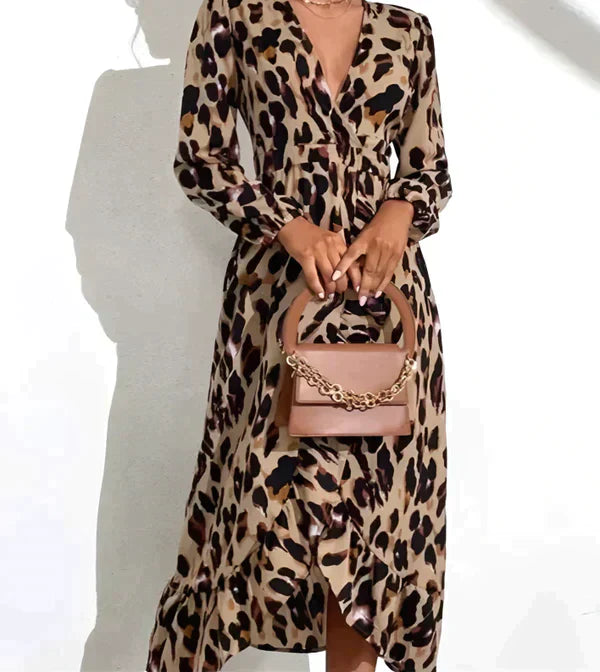 Elodie | Luxe Leopard Dress