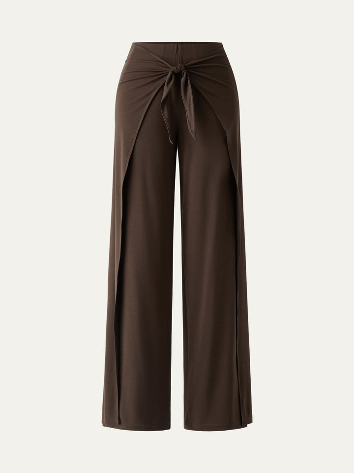 Pull-On Tencel Wide Leg Pant