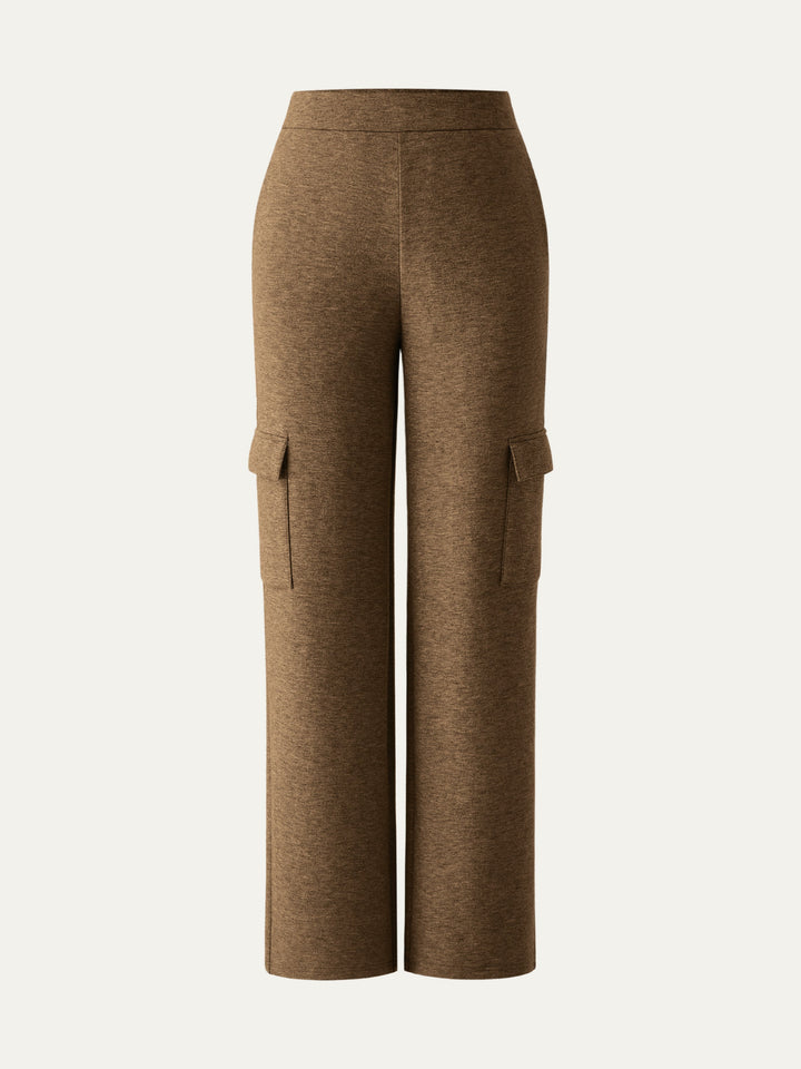 High Waisted Classic Straight Cargo Pant