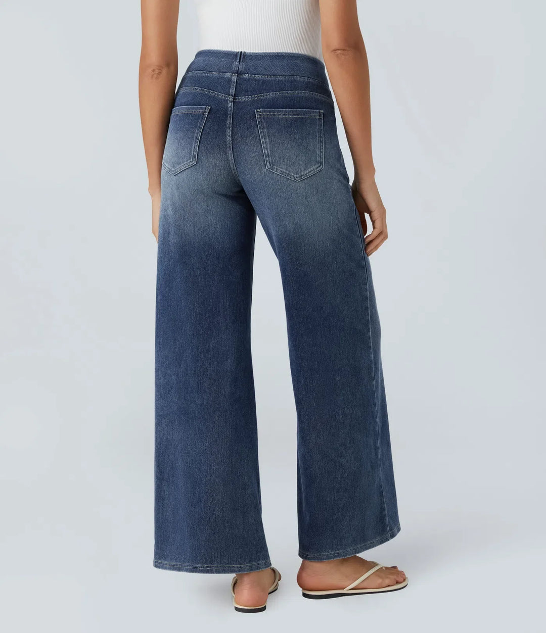 Eva | Elastic High-Waisted Pants