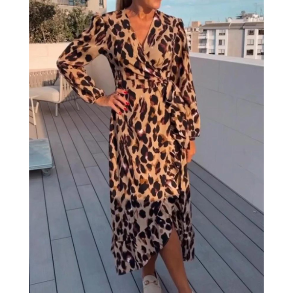 Elodie | Luxe Leopard Dress