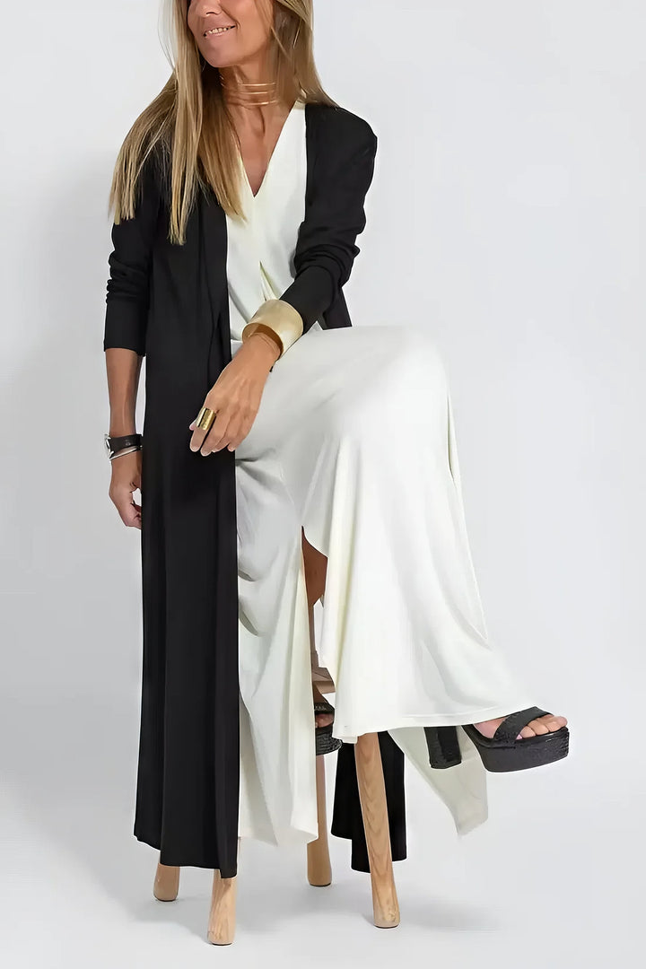 Elli | Elegant long dress + matching cardigan as a GIFT