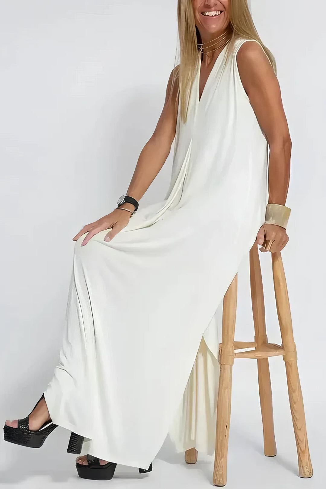 Elli | Elegant long dress + matching cardigan as a GIFT