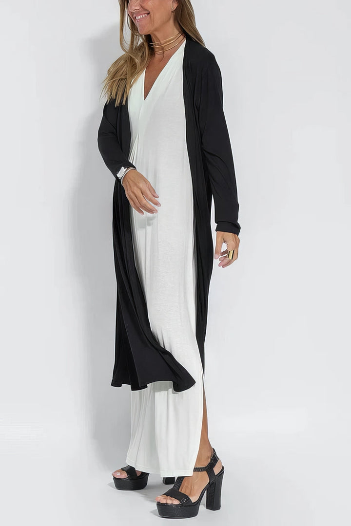 Elli | Elegant long dress + matching cardigan as a GIFT