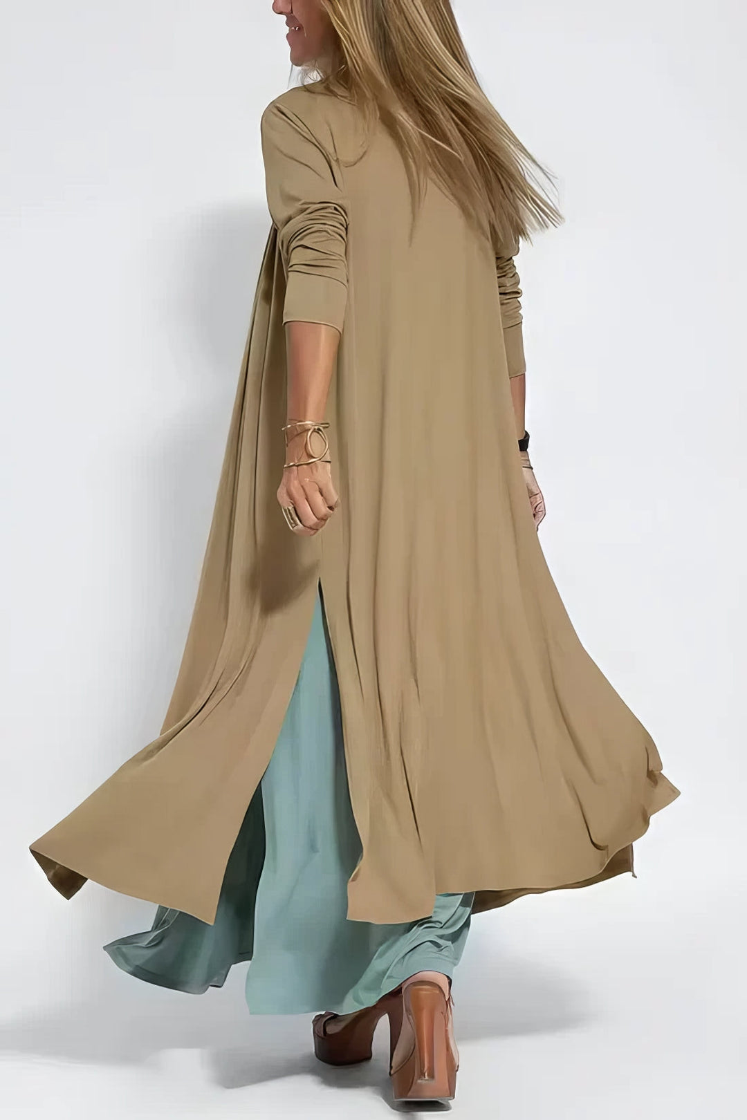 Elli | Elegant long dress + matching cardigan as a GIFT